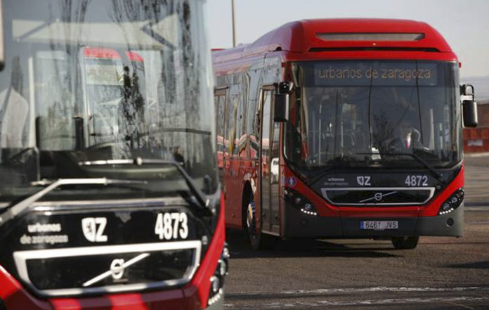 Los nuevos autobuses híbridos funcionarán con el cierzo