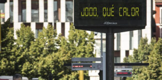 Los termómetros de Zaragoza empiezan a marcar “Jodo, qué calor"