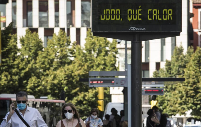 Los termómetros de Zaragoza empiezan a marcar “Jodo, qué calor