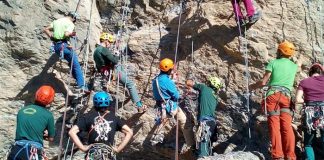 Decenas de escaladores confusos visitaron Anento el pasado fin de semana con la intención de escalarlo