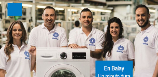 Balay saca al mercado la primera lavadora cuyo último minuto de lavado equivaldrá a 60 segundos 
